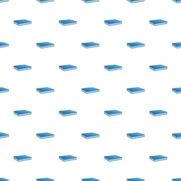 Blue mattress pattern creating a seamless background texture Stock Illustration