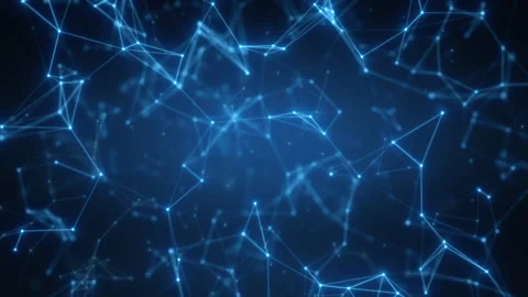 Blue medical molecular structure technology backdrop Video stock 233487215