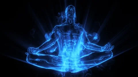 Blue Meditation Energy Fields Stock-Footage 275330089