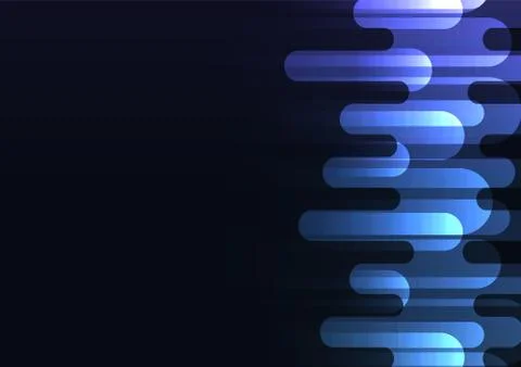 Blue melt overlap abstract bubble background Stock Illustration