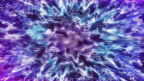 Blue Mesh HD Stock Footage 98438806