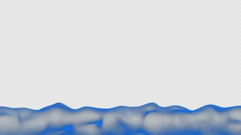 Blue Mesh - Tech Lower Third Stock-Footage 264598887