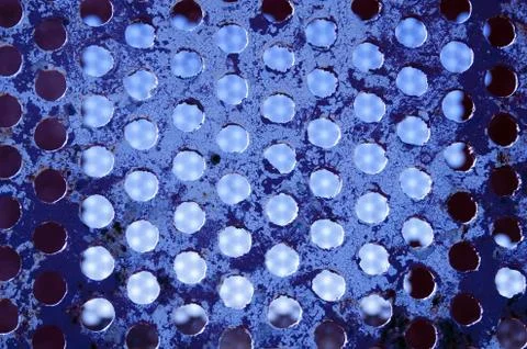 Blue Metal Background Foto stock