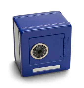 Blue Metal Safe Stock Photos