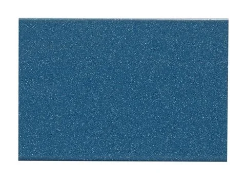 Blue metal sample isolated Foto stock