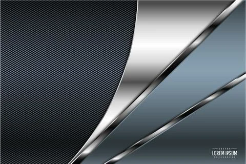 Blue metallic background Stock Illustration