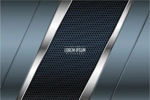 Blue metallic background Stock Illustration