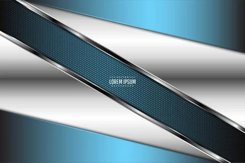 Blue metallic background Stock Illustration