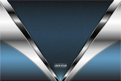 Blue metallic background Illustrazione stock
