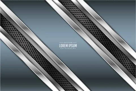 Blue metallic background Stock Illustration