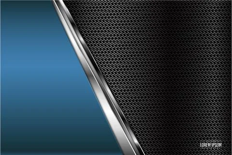 Blue metallic background Stock Illustration