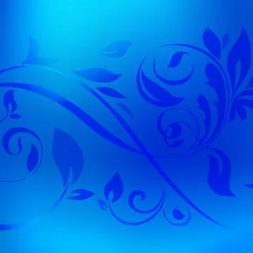 Blue metallic foil texture background with decoration Stock Illustration