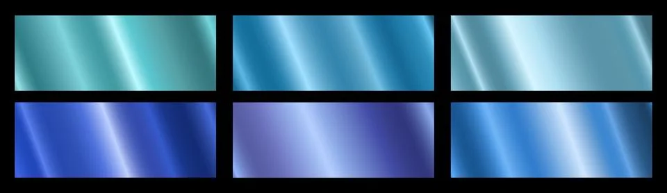 Blue metallic gradient with a frame on a black background. A pattern with a 스톡 일러스트