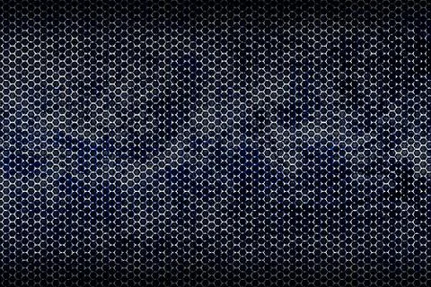 Blue metallic mesh background texture Stock Illustration