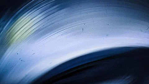Blue Metallic Motion Blur Abstract Grain Background Stockfoto's