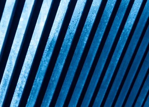 Blue metallic panels texture background Foto stock