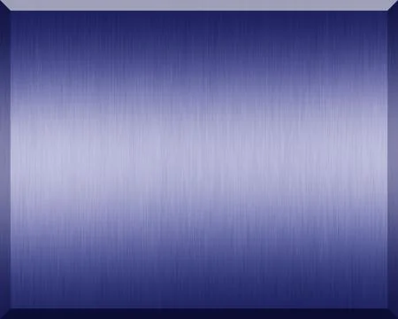 Blue Metallic Plate Illustrazione stock