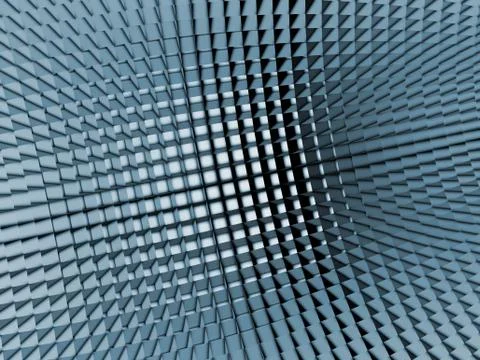 Blue Metallic Screen Illustrazione stock