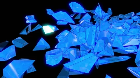 Blue Meth VJ Loop 10 Stock Footage 49194350