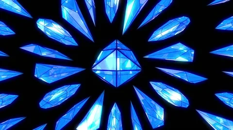 Blue Meth VJ Loop 6 Stock Footage 49194753