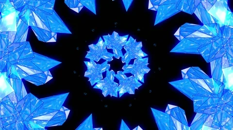 Blue Meth VJ Loop 7 Stock Footage 49194374