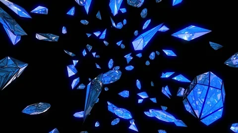 Blue Meth VJ Loop 9 Stock-Footage 49194361