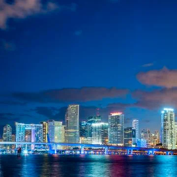 Blue miami Stock Photos