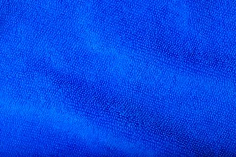 Blue microfiber fabric texture Foto stock
