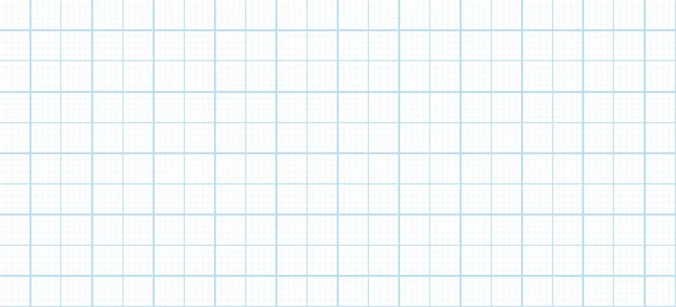 Blue millimeter graph paper grid background. Seamless pattern math paper te.. Illustrazione stock