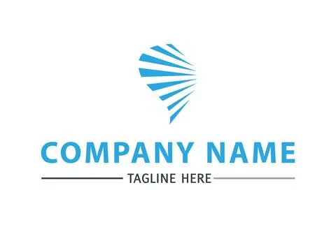 Blue Minimal Abstract Creative Moving Flay Letter S Triangle logo Icon Design	 Illustrazione stock