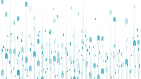 Blue minimal arrows and lines elements abstract geometric motion background Stock Footage 332264004