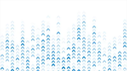 Blue minimal arrows elements abstract geometric motion background Stock Footage 279168767