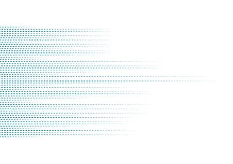 Blue minimal dotted lines abstract futuristic tech background Illustrazione stock