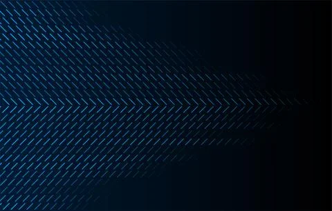 Blue minimal glowing tech background with geometric lines Stock Illustration