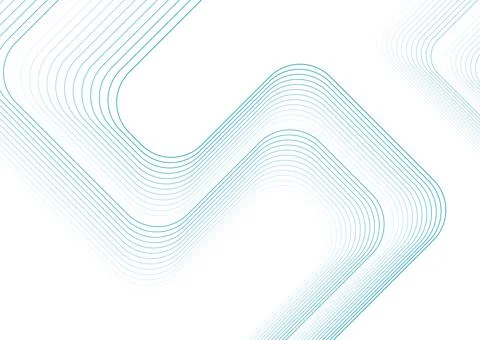 Blue minimal lines abstract geometric tech background Stockillustratie