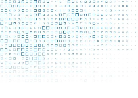 Blue minimal mosaic linear squares abstract geometric background Stock Illustration