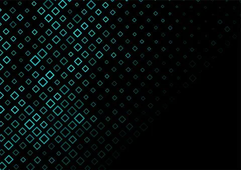 Blue minimal mosaic linear squares abstract geometric background Stock Illustration