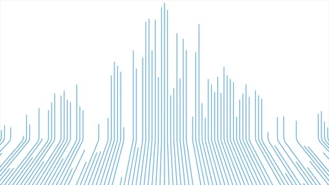 Blue minimal tech lines abstract futuristic motion background Stock Footage 341663326
