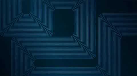 Blue minimal tech lines abstract futuristic background Stock Illustration