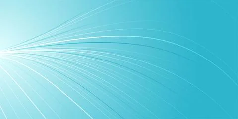 Blue minimal wavy lines abstract shiny tech background 스톡 일러스트