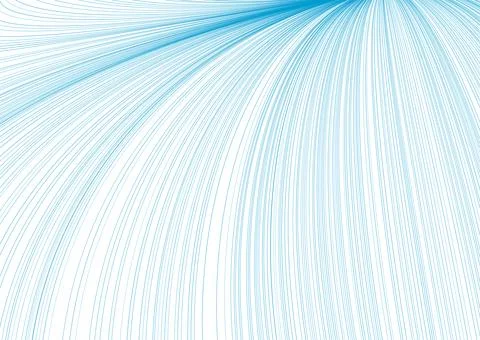 Blue minimal wavy lines abstract futuristic tech background Illustrazione stock