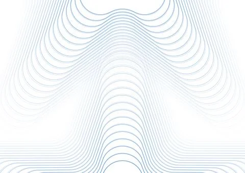 Blue minimal wavy lines abstract futuristic tech background 스톡 일러스트