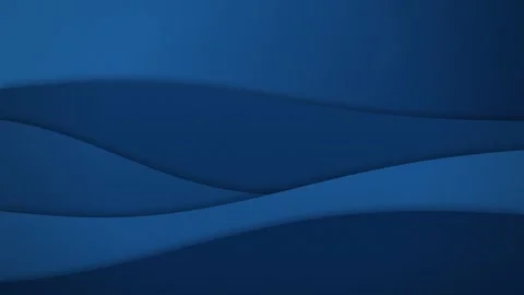 Blue minimalist rolling hills of stylized overlapping horizontal layers Stock Footage 342211873