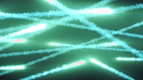 Blue Missile meteor explosion smoke trail Stock-Footage 146013277