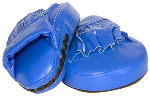 Blue mitts Stock Photos
