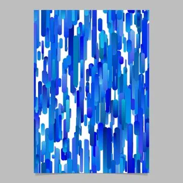 Blue modern gradient vertical stripe pattern flyer background design Stock Illustration