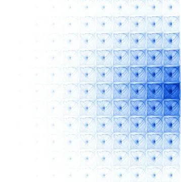 Blue modular pattern Illustrazione stock