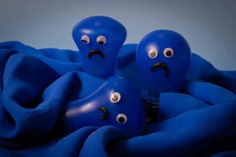 Blue Monday  Stock Photos