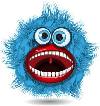 Blue monster Stock Illustration