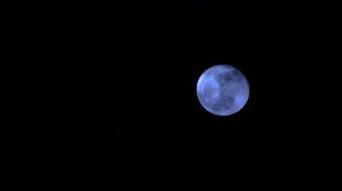 Blue Moon 動画素材 1049183
